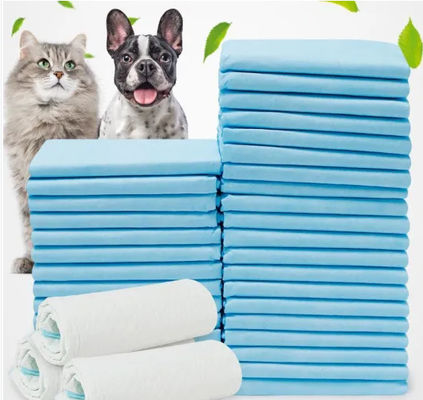 ODM protections jetables non tissées de chien extérieur d'Underpads 60*45cm d'animal familier de 5 couches
