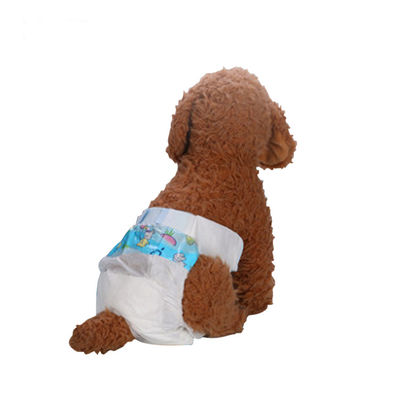 Couches-culottes jetables non tissées d'animal familier de Topsheet de catégorie d'ISO9001 A pour des chiens