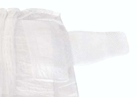 Ceinture élastique d'ADL de coton de Topsheet de bébé Spandex mou vert de couche-culotte de grand