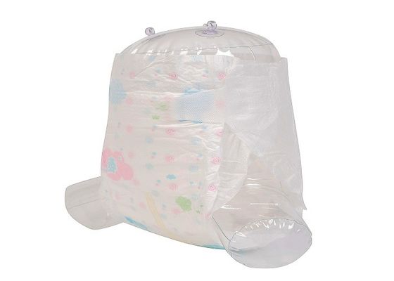 Textile tissé mou blanc vert de 3M Side Tape Non de couche-culotte de bébé d'ADL