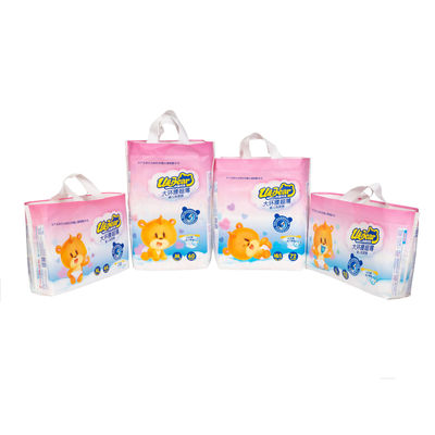 Absorption nouveau-née jetable des couches-culottes 1100ml de bébé de bande de Velcro de pp