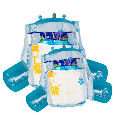Absorption nouveau-née jetable des couches-culottes 1100ml de bébé de bande de Velcro de pp