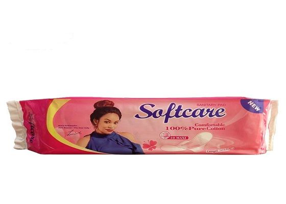 Protections sanitaires respirables jetables de la serviette hygiénique 280mm de coton organiques