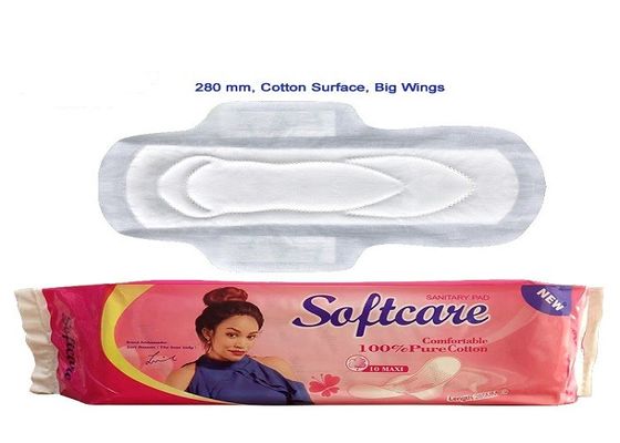 Surface épaisse sanitaire jetable écologique non tissée molle de coton des protections 1mm