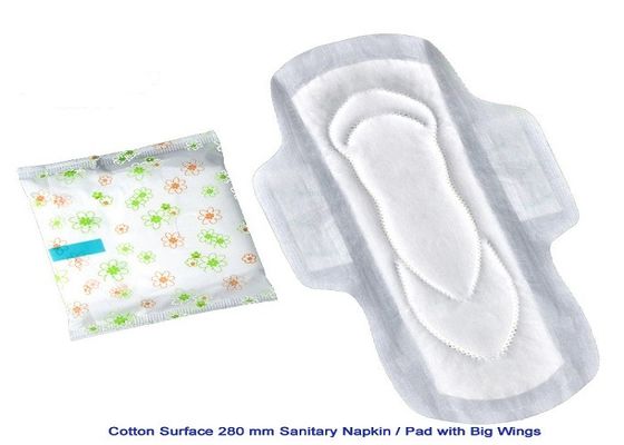 anion mol épais Chip Core de serviette hygiénique de coton de 2mm 8 couches
