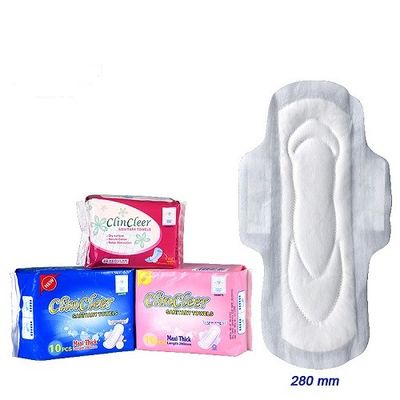 Serviette hygiénique jetable de coton d'ODM d'OEM