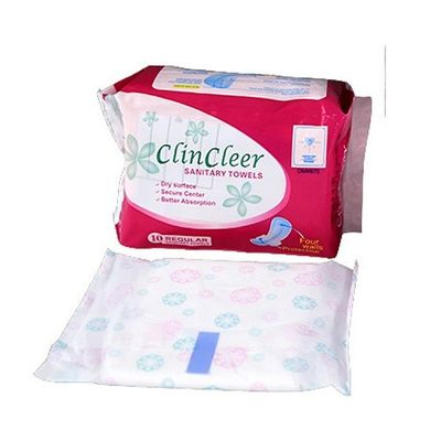 Absorbant 250ml jetable de serviette de Mesh Topsheet Organic Cotton Sanitary