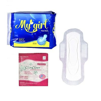 Ailes organiques respirables de protections sanitaires de coton de Backsheet doubles