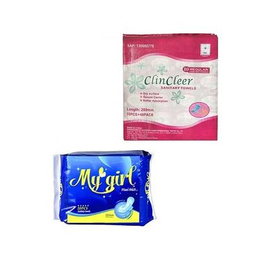 Pulpe non tissée molle de duvet de la serviette hygiénique 320mm Etats-Unis de coton de Topsheet