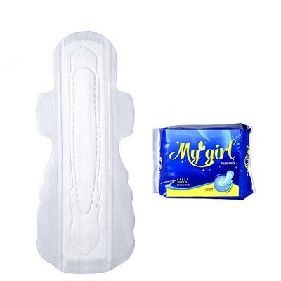 Serviette hygiénique à ailes 240mm de coton utilisée par jour ultra minces avec Leakguard
