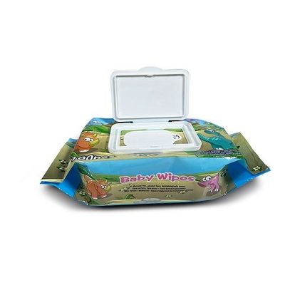 50gsm Spunlace aucun chiffons humides de bébé de Fluorescer pour les bébés nouveau-nés