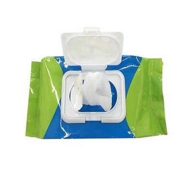 Le RO humide des chiffons 60pcs de plaine de bébé croisé de Spunlace a épuré le toucher doux de l'eau