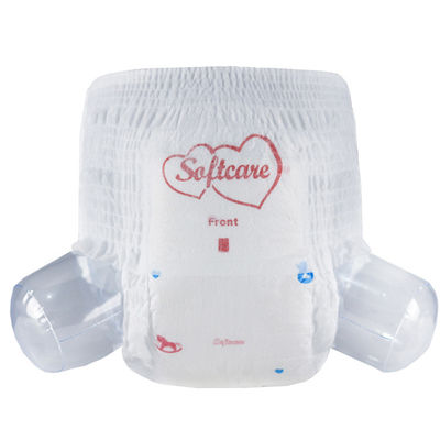 Le Japon SAP tirent vers le haut des couches d'indicateur d'humidité de prévention de fuite de la couche-culotte 3d de bébé