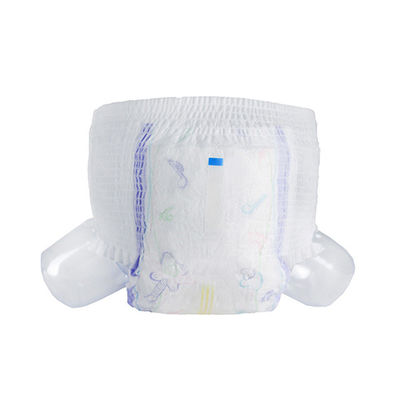 Le type respirable la taille blanche 4 de culotte de Backsheet des couches-culottes ADL tirent vers le haut des couches