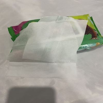 Le tissu collé thermique de bébé de tissu essuie 60gsm la vitamine sans alcool E