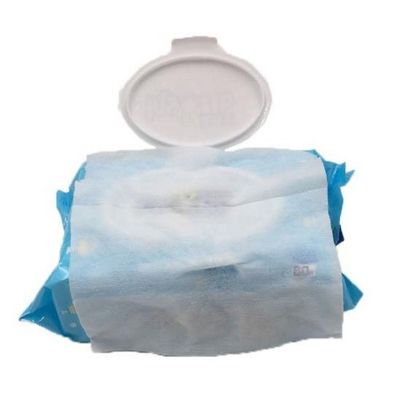 Chiffons humides Spunlace biodégradable Rich In Vitamin E de bébé nouveau-né libre chimique