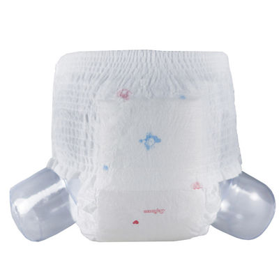 33lbs jetables non tissés tirent vers le haut des couches-culottes de bébé avec l'indicateur d'humidité
