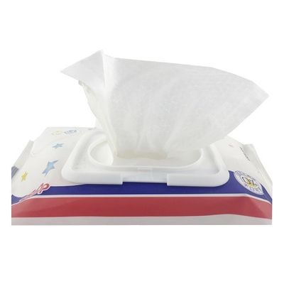 Chiffons humides 100pcs de bébé pur de modèle de plaine non toxiques aucun colorant