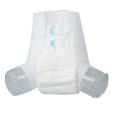 Le bébé adulte bleu d'ADL halète la pulpe de duvet tirent vers le haut du jour au lendemain des couches-culottes pour des adultes