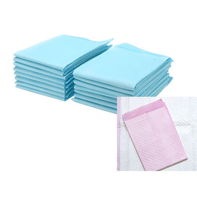 Incontinence jetable Underpads des coussins de lit d'incontinence de SAP de couleur bleue 60*60cm