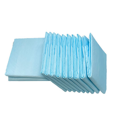 Incontinence jetable Underpads des coussins de lit d'incontinence de SAP de couleur bleue 60*60cm