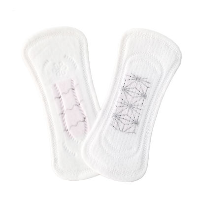Protections sanitaires de coton respirable ultra mince sans ailes des revêtements 150mm d'OEM