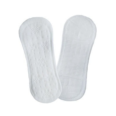 Protections sanitaires de coton respirable ultra mince sans ailes des revêtements 150mm d'OEM