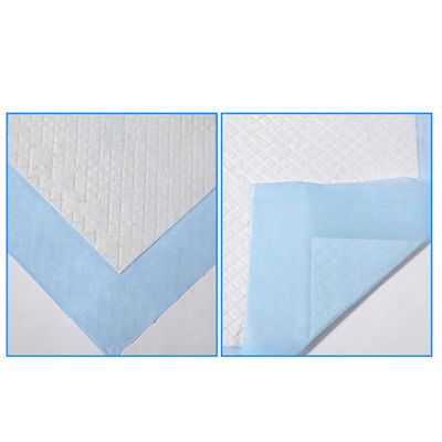 coussins de lit jetables d'hôpital de pulpe de duvet d'Underpads de lit de l'absorption 750ml lourde