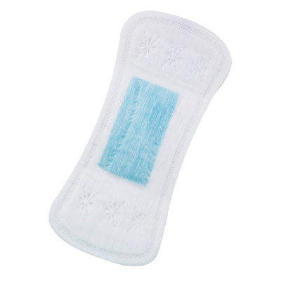 Protections sanitaires de coton pur jetable d'ODM sans ailes 180mm Mini Panty Liners