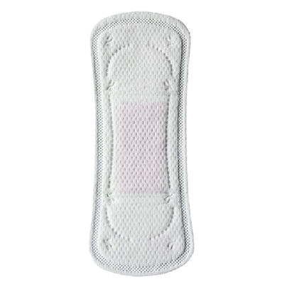 Protections sanitaires de coton pur jetable d'ODM sans ailes 180mm Mini Panty Liners