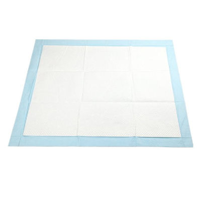 Protections jetables non tissées bleues extérieures sèches de chiot d'Underpads 60*150cm d'animal familier