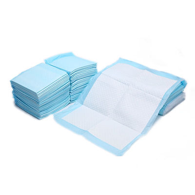 Protections jetables non tissées bleues extérieures sèches de chiot d'Underpads 60*150cm d'animal familier