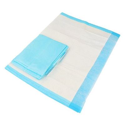Film étanche respirable de PE d'Underpads d'animal familier mol du coton 600ml d'OIN