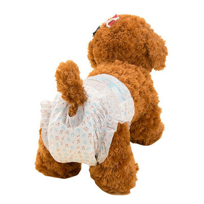Haut respirable doux imperméable jetable absorbant des couches-culottes 28*34cm d'animal familier