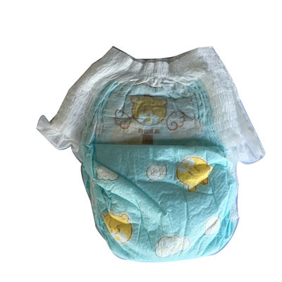 Tissu comme les certificats jetables des couches-culottes ISO14001 de bain de bébé de Backsheet