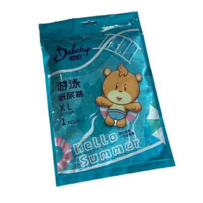 Film respirable ajusté de PE du pantalon 480*375mm de natation de bébé de taille