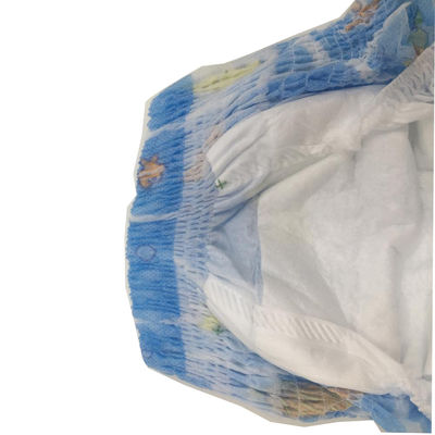 Surface cotonneuse hydrophile d'ADL de couches-culottes jetables blanches de bain