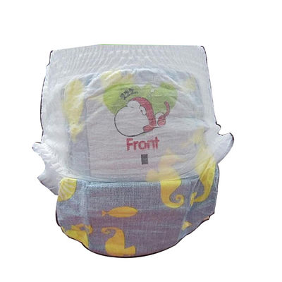 Marque de distributeur jetable de la taille 2 de couches-culottes de bain de Topsheet de coton de perle
