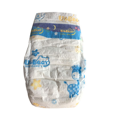 Couche-culotte molle de bébé armure toile du Japon Sandia SAP de pulpe de duvet d'OEM