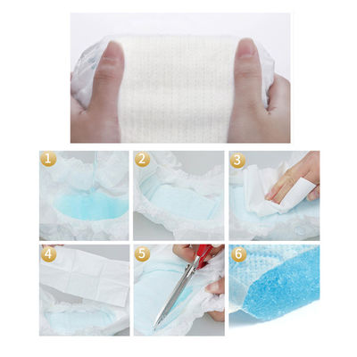 Couche-culotte molle S M L XL de bébé d'ADL 3D de prévention blanche de fuite