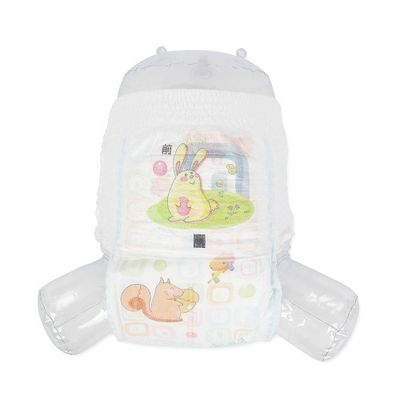 Couches-culottes molles superbes non-tissées blanches de bébé de BRC ADL