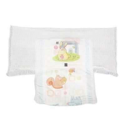 Couches-culottes molles superbes non-tissées blanches de bébé de BRC ADL