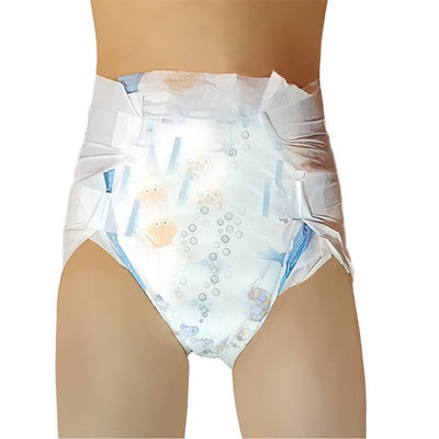 Couches-culottes adultes unisexes ultra épaisses bleues d'ADL avec 3D Leakguard