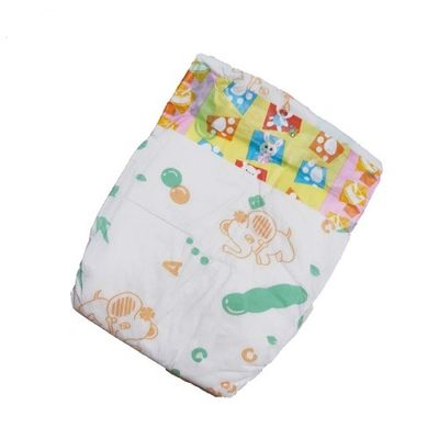 Couche-culotte molle imprimée de bébé de Clothlike Backsheet avec la ceinture élastique de Spandex