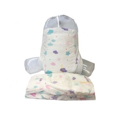 Couche-culotte molle imprimée de bébé de Clothlike Backsheet avec la ceinture élastique de Spandex