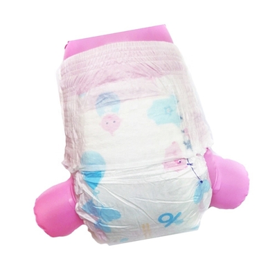 Tissu respirable imprimé non tissé du tissu 3d de couche-culotte molle molle de bébé comme