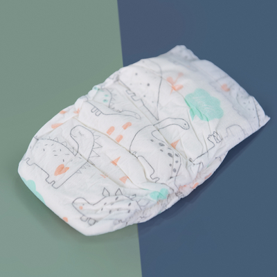 Tissu respirable imprimé non tissé du tissu 3d de couche-culotte molle molle de bébé comme