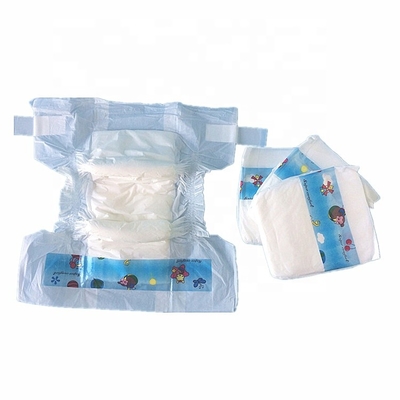 Couches-culottes jetables de bébé de tissu non-tissé armure toile avec la Manche de prévention de la fuite 3D